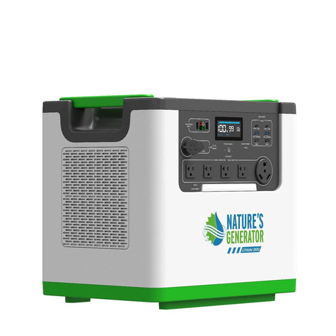 Image of Nature's Generator L3600 power station left side