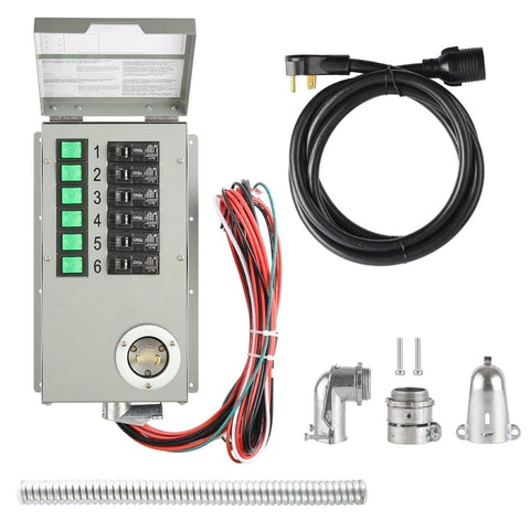 Image of Nature's Generator six-circuit transfer switch kit