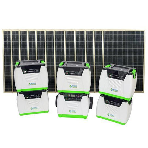 Image of Nature's Generator Complete Solar Generator System for Wall Air Conditioners