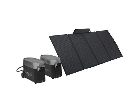 Image of EcoFlow DELTA Pro with Smart Extra Battery and 400W Solar Panel