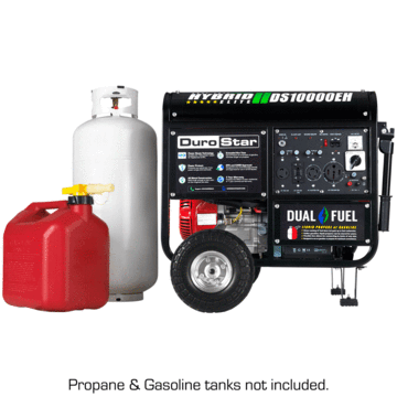 Image of DuroStar DS10000EH 10000-Watt 18-Hp Dual Fuel HYBRID Generator w/ Electric Start