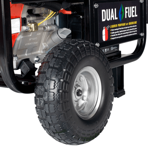 Image of DuroStar DS10000EH 10000-Watt 18-Hp Dual Fuel HYBRID Generator w/ Electric Start