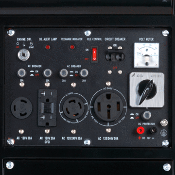 Image of DuroStar DS10000EH 10000-Watt 18-Hp Dual Fuel HYBRID Generator w/ Electric Start