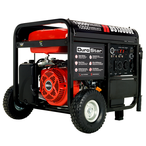 Image of DuroStar DS13000E 13,000-Watt 500cc Portable Gas Electric Start Generator