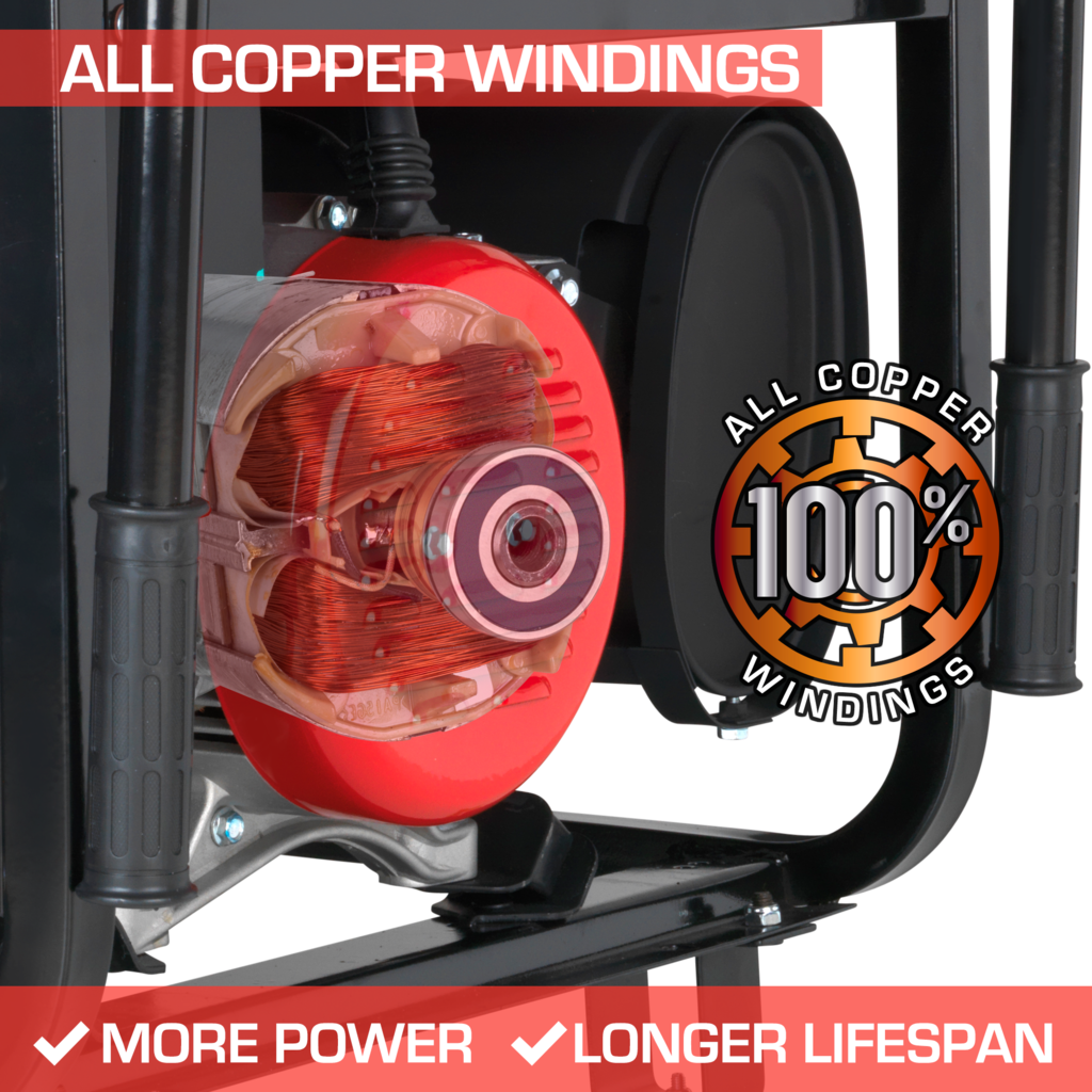 DuroStar DS13000E 13,000-Watt 500cc Portable Gas Electric Start Generator
