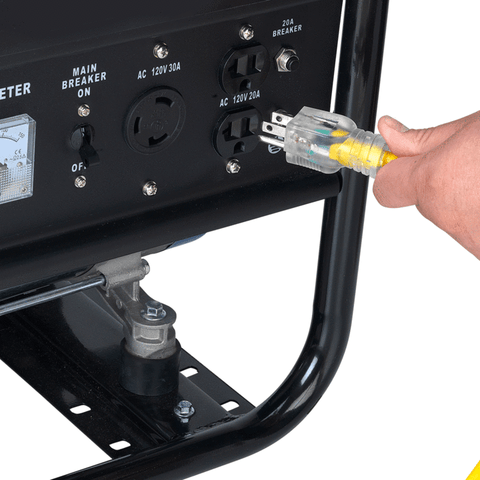 Image of DuroStar DS4000S 4000-Watt 7-Hp Air Cooled OHV Gas Engine Portable RV Generator