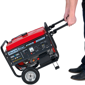 DuroStar DS5500EH 5500-Watt Electric Start Dual Fuel Hybrid Portable Generator
