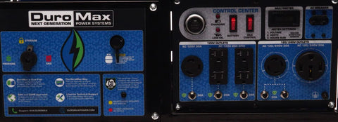 Image of DuroMax XP10000HX 10,000-Watt 439cc Dual Fuel Gas Propane Portable Generator with CO Alert