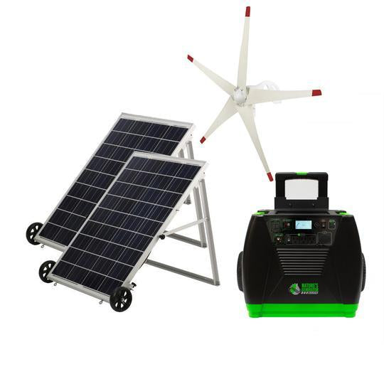 Nature's Generator Elite Gold - WE System Complete Power System With Wind Turbine