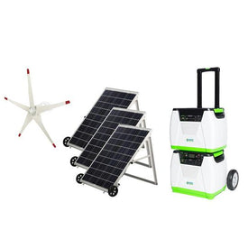 Nature's Generator PLATINUM-WE System Complete Solar And Wind Power System HKNGPTWE