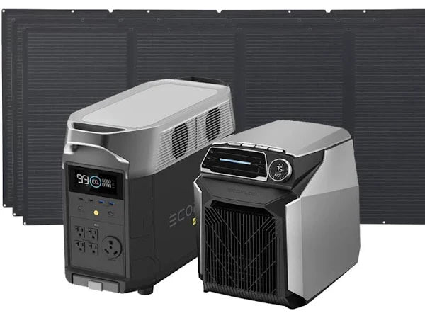 EcoFlow Wave Portable Air Conditioner + DELTA Pro +400 Watt Panel