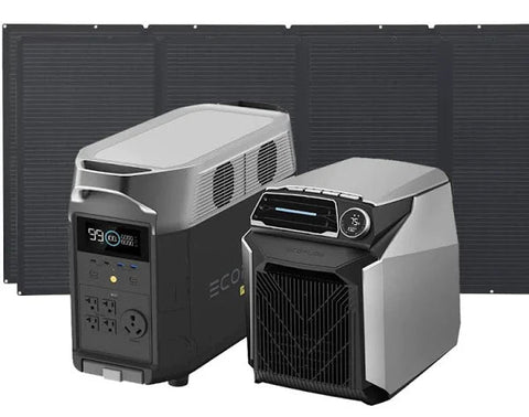 Image of EcoFlow Wave Portable Air Conditioner + DELTA Pro +400 Watt Panel
