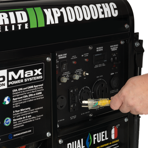 Image of 10,000-Watt Dual Fuel Hybrid Portable Generator for Canada