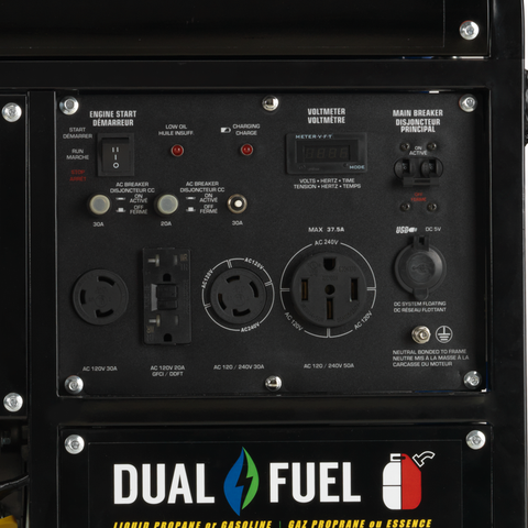 Image of 10,000-Watt Dual Fuel Hybrid Portable Generator for Canada