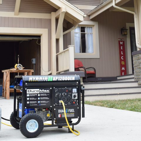 Image of DuroMax XP12000EH 12000-Watt Portable Hybrid Gas Propane Generator "The Beast"