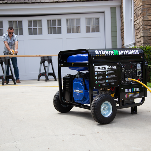 Image of DuroMax XP12000EH 12000-Watt Portable Hybrid Gas Propane Generator "The Beast"