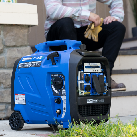 Image of DuroMax XP2300iH 2300-Watt 80cc Dual Fuel Digital Inverter Hybrid Portable Generator with CO Alert