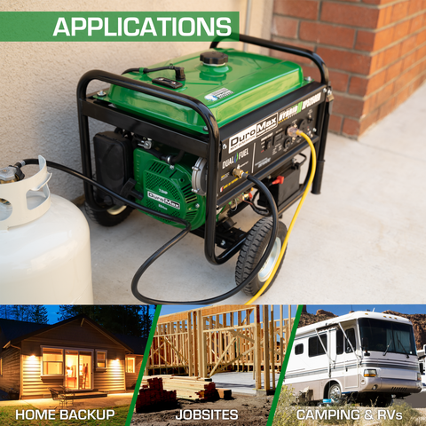 Image of DuroMax XP5250EH 5250-Watt Portable Hybrid Gas Propane Generator