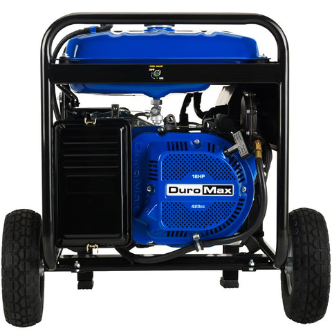 Image of DuroMax XP8500EH 8500-Watt Electric Start Dual Fuel Hybrid Portable Generator