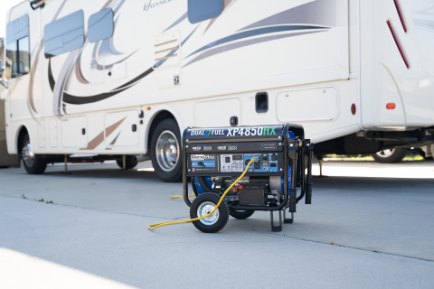 Image of DuroMax XP4850HX 4,850-Watt 210cc Dual Fuel Gas Propane Portable Generator with CO Alert