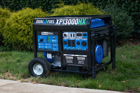 Image of Duromax 13,000 Watt Dual Fuel Portable HX Generator with CO Alert