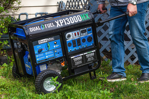 Image of Duromax 13,000 Watt Dual Fuel Portable HX Generator with CO Alert
