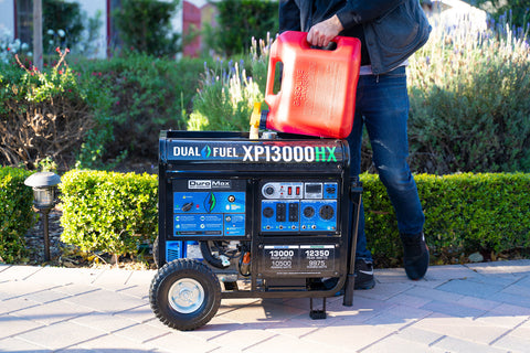 Image of Duromax 13,000 Watt Dual Fuel Portable HX Generator with CO Alert