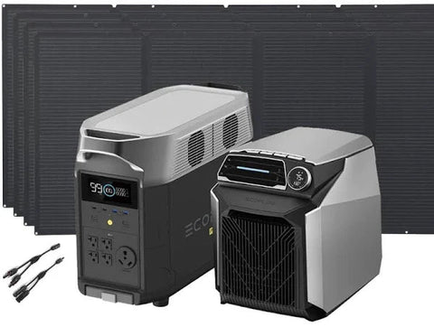 Image of EcoFlow Wave Portable Air Conditioner + DELTA Pro +400 Watt Panel