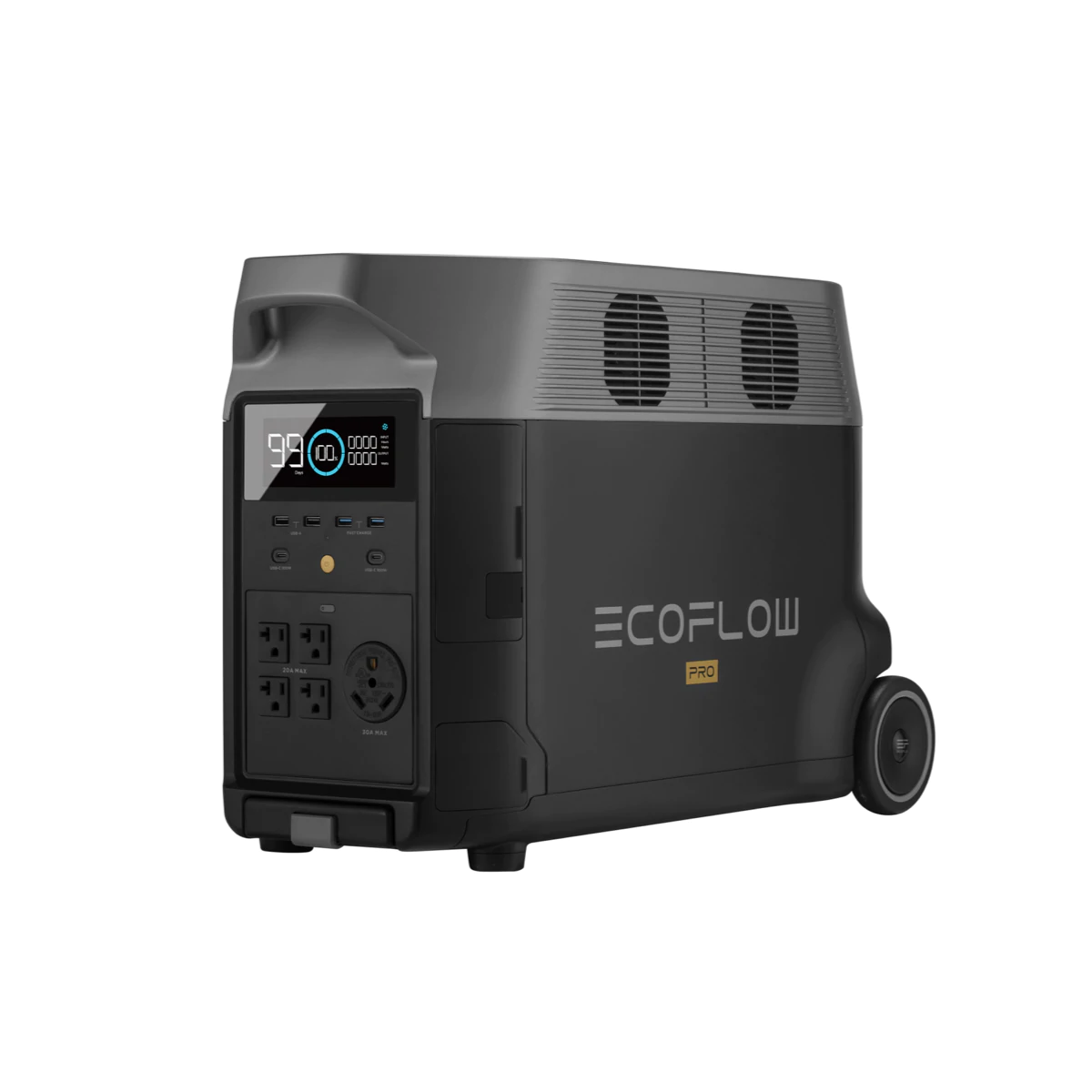 EcoFlow DELTA Pro with Gas Smart Generator and Adapter
