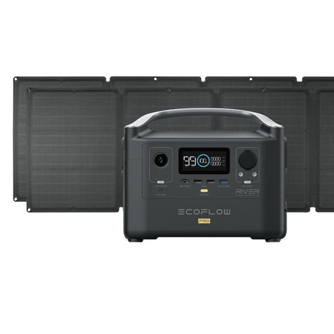 Image of Ecoflow River Pro with 1x 110W Solar Panel