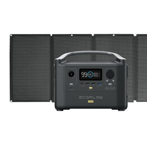 Image of Ecoflow River Pro with 1x 110W Solar Panel