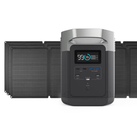 Image of EcoFlow DELTA 1300 Solar Generator & Panel  1800 WATT Complete Power System