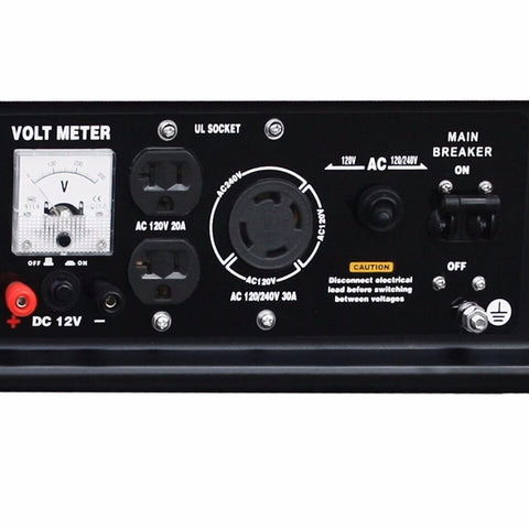 Image of DuroMax XP4400EH 4400-Watt Electric Start Dual Fuel Hybrid Portable Generator