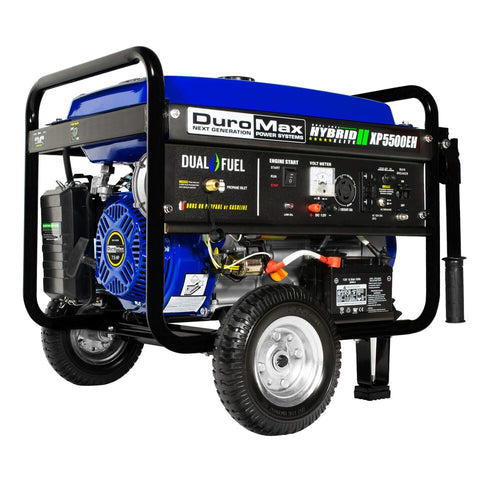 Image of DuroMax XP5500EH 5,500 Watt 7.5 HP Portable Electric Start Gas Propane Generator