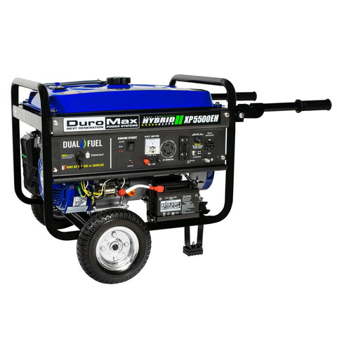 Image of DuroMax XP5500EH 5,500 Watt 7.5 HP Portable Electric Start Gas Propane Generator