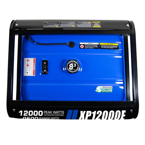 Image of DuroMax XP12000E 12000 Watt 18 HP Portable Gas Generator - The "BEAST" GENERATOR