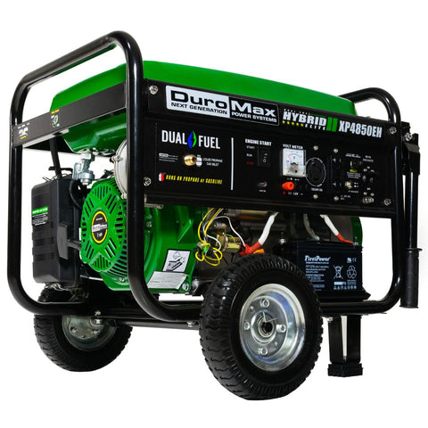 Image of DuroMax XP4850EH 4850 watt Dual Fuel Hybrid generator w/ Electric Start