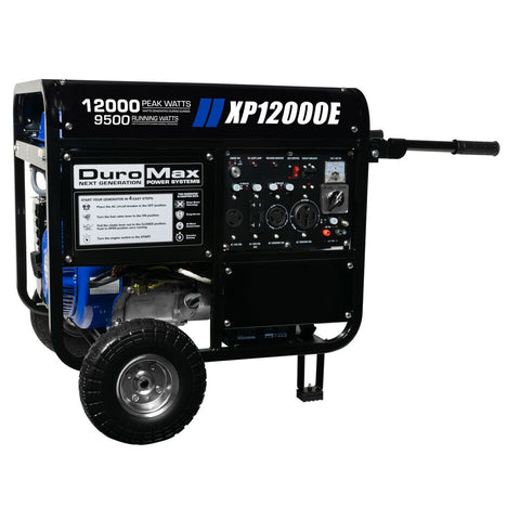 Image of DuroMax XP12000E 12000 Watt 18 HP Portable Gas Generator - The "BEAST" GENERATOR