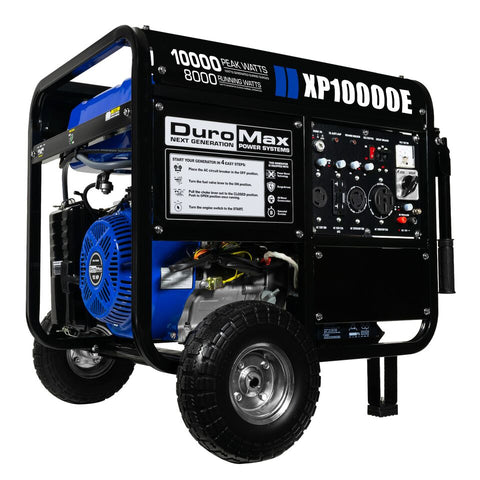 Image of DuroMax XP10000E 10000-Watt Portable Gas Electric Start