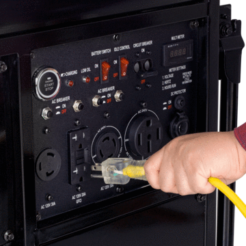 Image of DuroMax XP13000E 13000 Watt Portable Gas Electric Start Generator