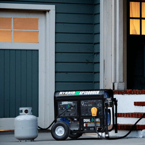 Image of DuroMax XP13000EH 13000 Watt Portable Hybrid Gas Propane Generator
