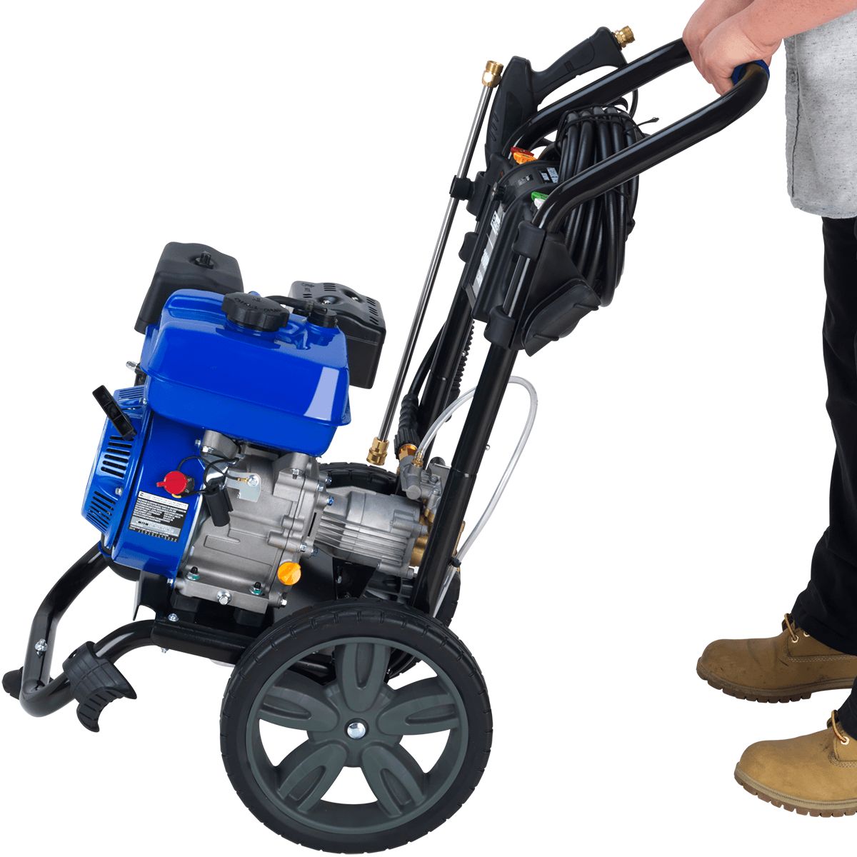 DuroMax XP3100PWT 3100 PSI 2.5 GPM 7 HP Gas Engine Turbo Nozzle Pressure Washer