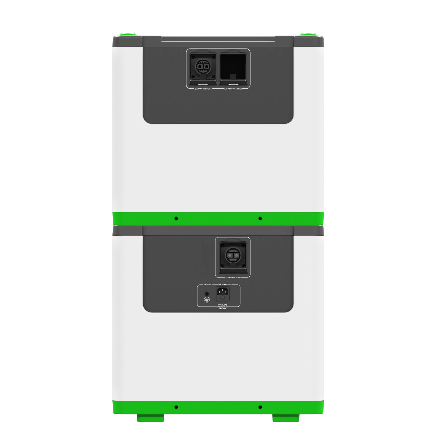 Nature's Generator L3600 and Power Pod rear view