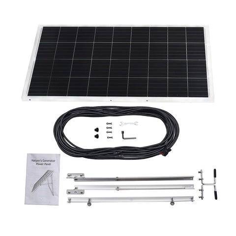 Image of Nature's Generator 100W rigid solar panel parts