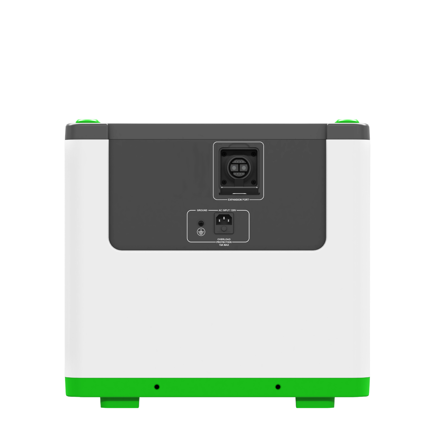 Nature's Generator L3600 power station rear connections