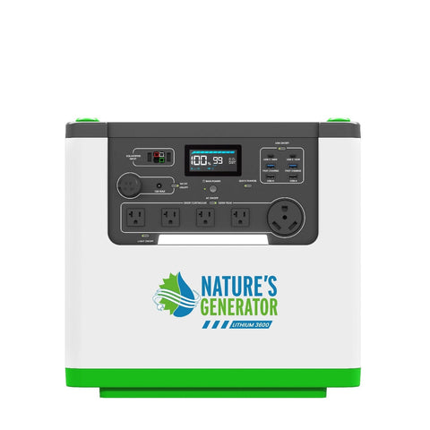 Image of Nature's Generator L3600 portable power station front view