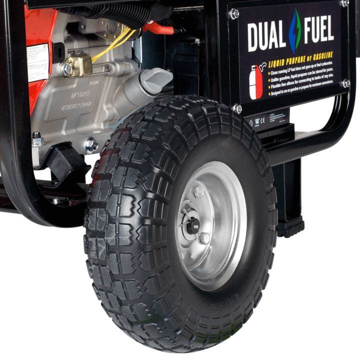 DuroStar DS10000EH 10000-Watt 18-Hp Dual Fuel HYBRID Generator w/ Electric Start