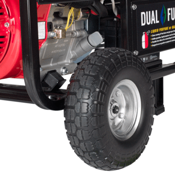 DuroStar DS12000EH 12,000-Watt 18-Hp Portable Hybrid Gas Propane Generator w/ Electric Start 50-State