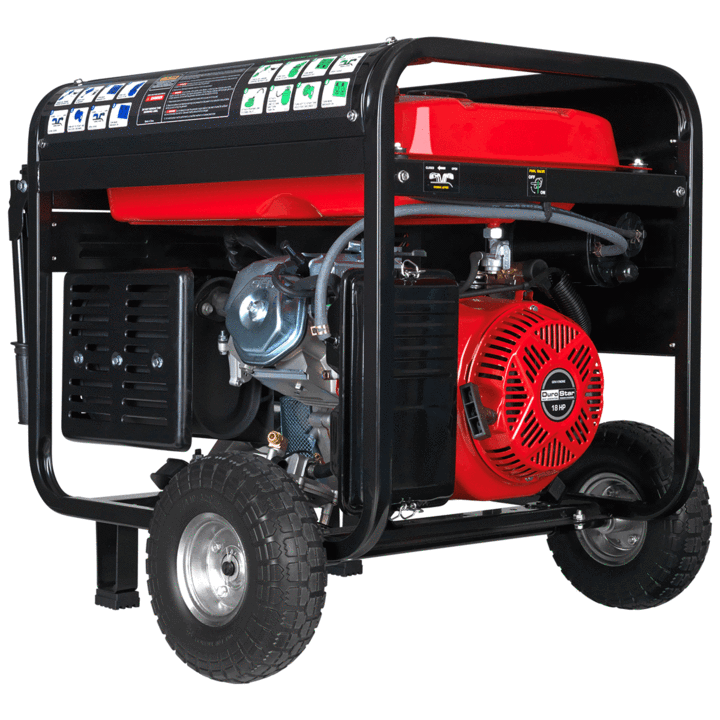 DuroStar DS12000EH 12,000-Watt 18-Hp Portable Hybrid Gas Propane Generator w/ Electric Start 50-State
