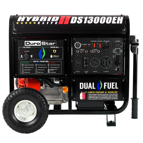 Image of DuroStar DS13000EH 13,000-Watt Portable Hybrid Gas Propane Generator